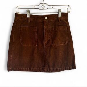 BP Brown Corduroy Skirt
